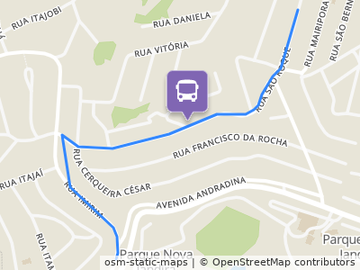 Mapa da parada