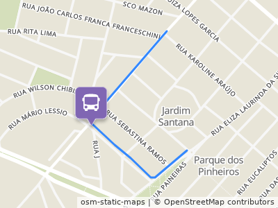 Mapa da parada