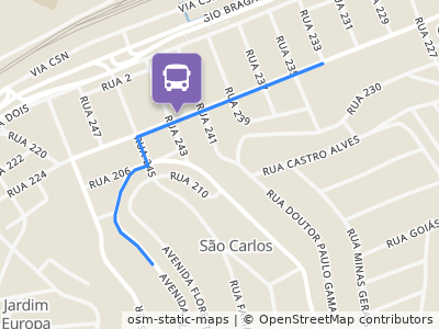 Mapa da parada