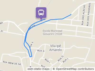 Mapa da parada