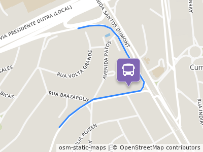 Mapa da parada