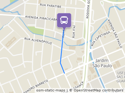Mapa da parada