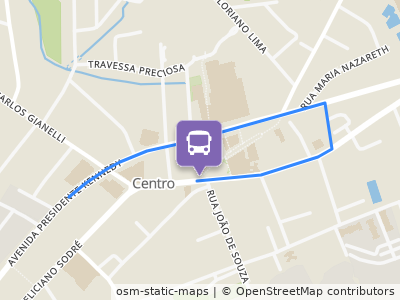 Mapa da parada