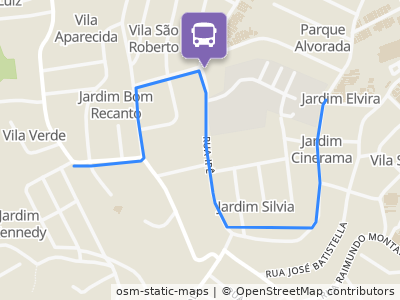 Mapa da parada