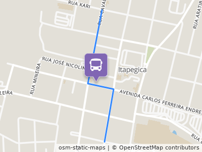 Mapa da parada