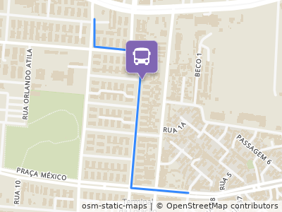 Mapa da parada