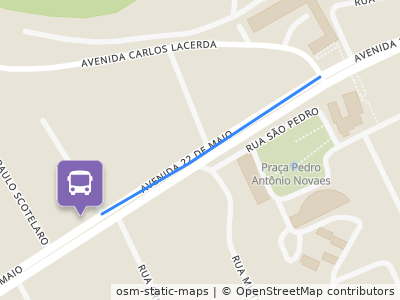 Mapa da parada