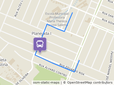 Mapa da parada