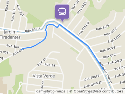 Mapa da parada