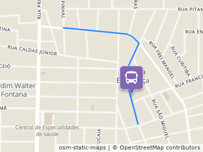 Mapa da parada
