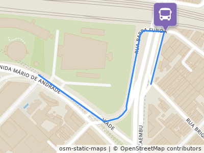 Mapa da parada