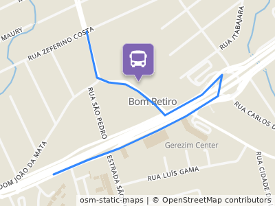 Mapa da parada