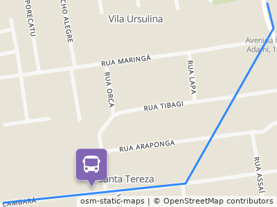 Mapa da parada