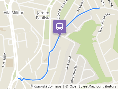 Mapa da parada