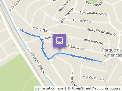 Mapa da parada