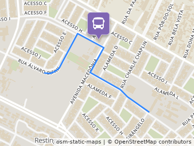 Mapa da parada