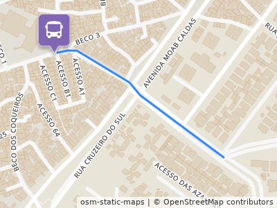 Mapa da parada