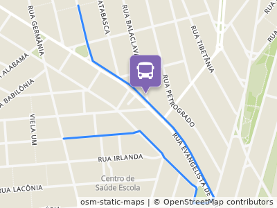 Mapa da parada