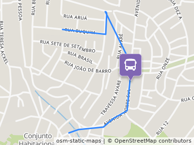 Mapa da parada