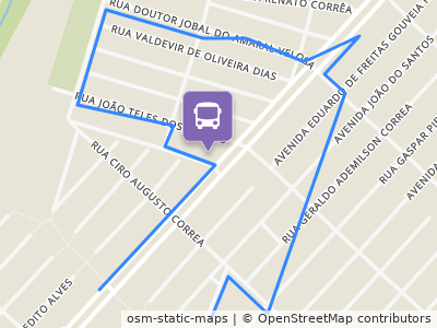 Mapa da parada