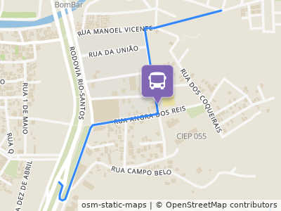Mapa da parada