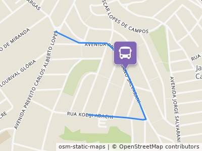 Mapa da parada
