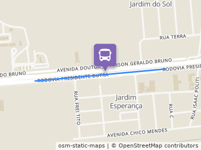 Mapa da parada