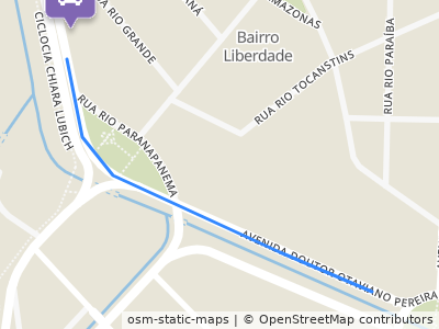 Mapa da parada