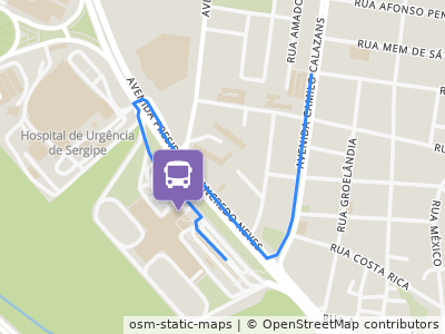 Mapa da parada