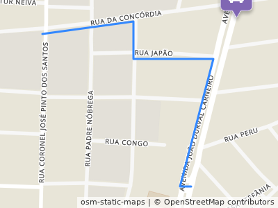 Mapa da parada