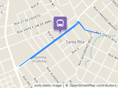 Mapa da parada