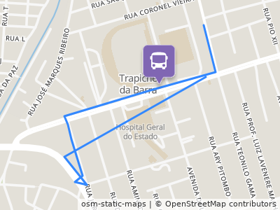 Mapa da parada