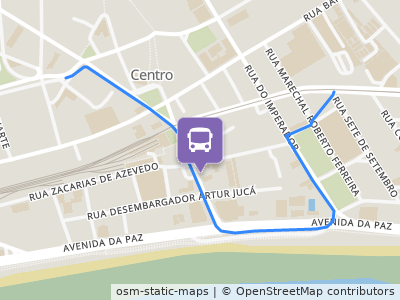 Mapa da parada