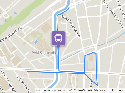 Mapa da parada