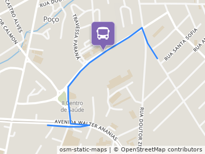 Mapa da parada