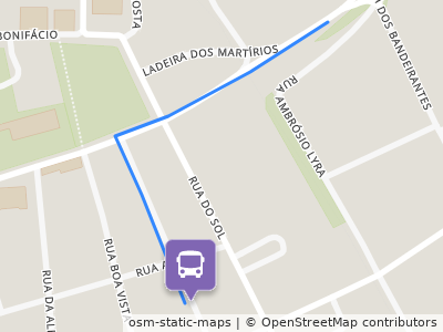 Mapa da parada
