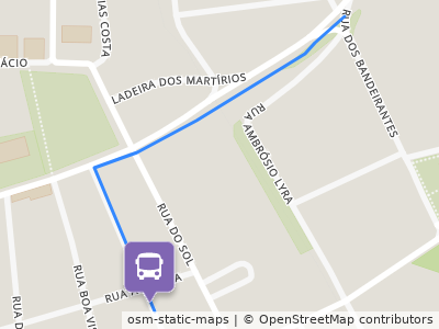 Mapa da parada