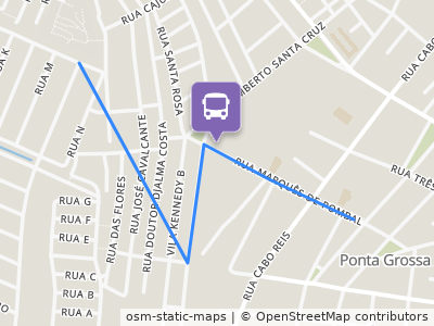 Mapa da parada