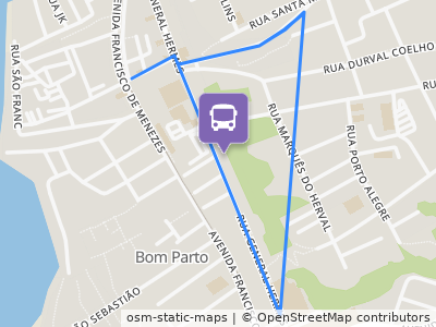 Mapa da parada