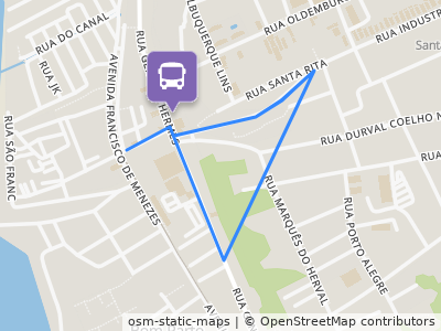 Mapa da parada