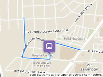 Mapa da parada