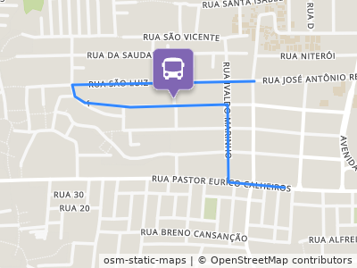Mapa da parada