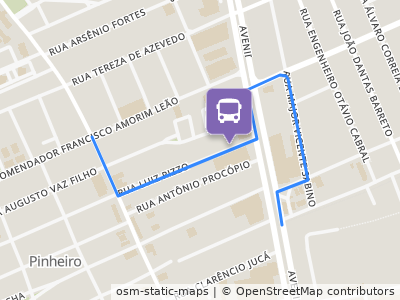 Mapa da parada