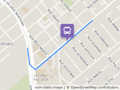 Mapa da parada