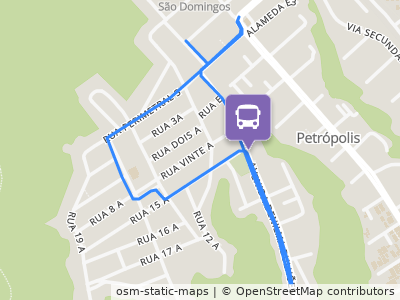Mapa da parada
