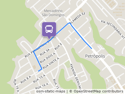 Mapa da parada