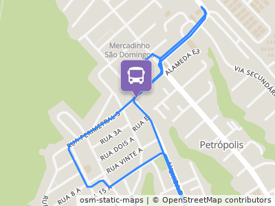Mapa da parada