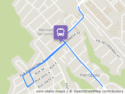 Mapa da parada