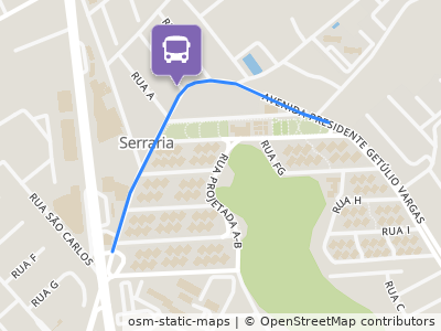Mapa da parada