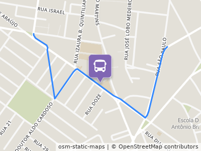 Mapa da parada